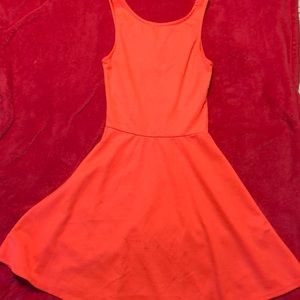 Neon Pink skater dress